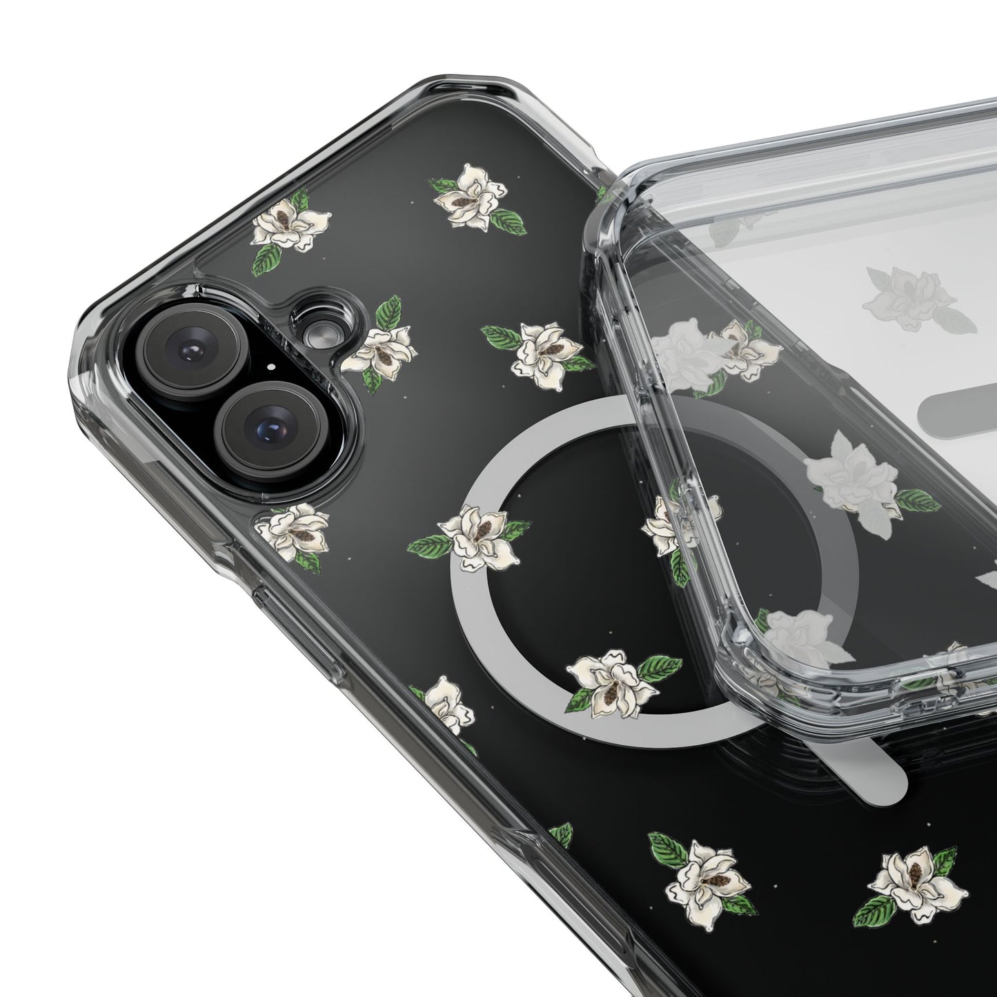 Louisiana Proud Magnolia Magnetic Clear Impact Case