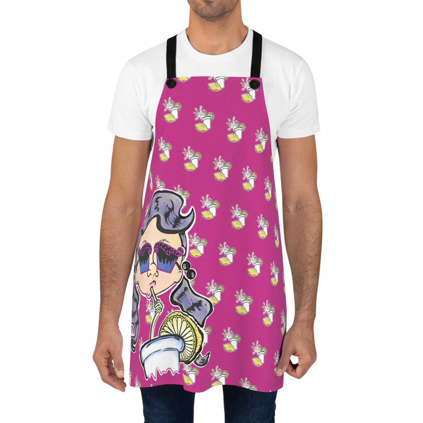 All Tea No Shade Apron (pink)
