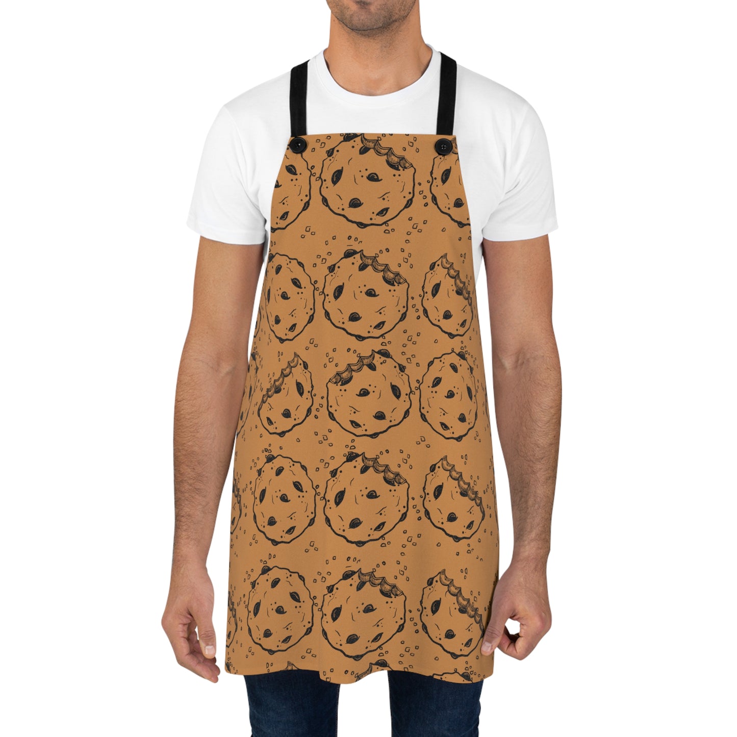 Crumb Coated Apron, Brown