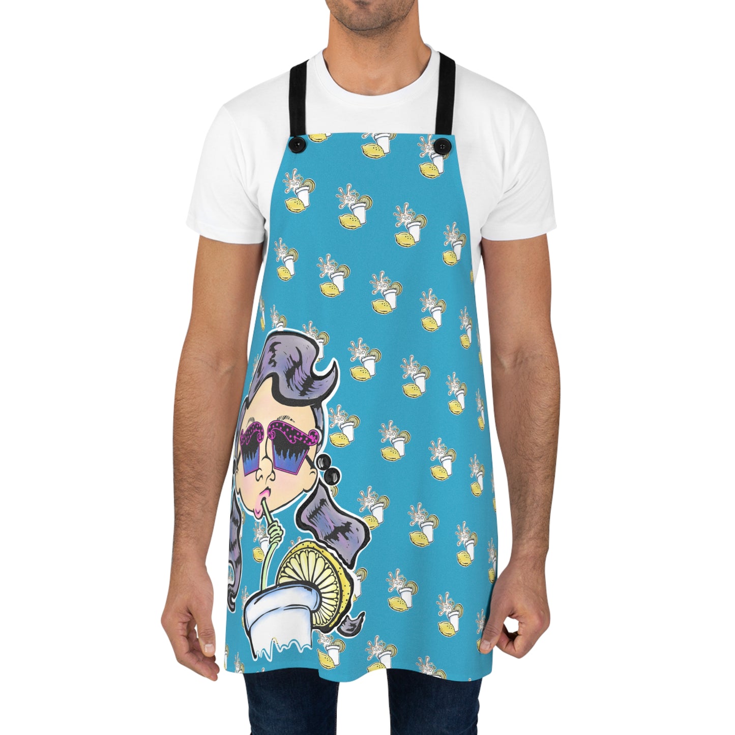 All Tea No Shade Apron (Aqua)
